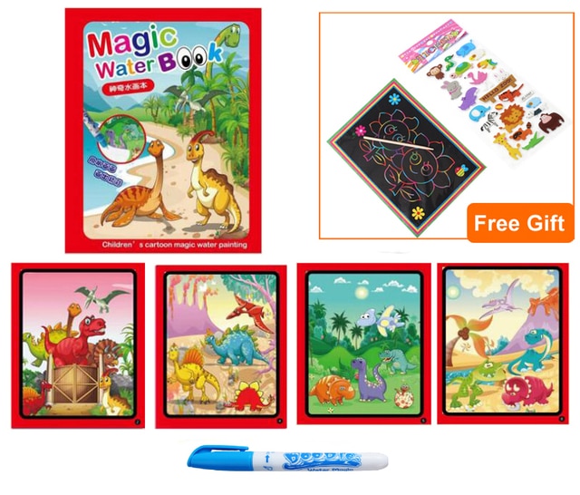 Magic Water Drawing Coloring Book Magic Water Drawing Coloring Book