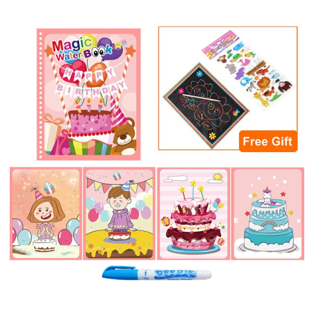 Magic Water Drawing Coloring Book Magic Water Drawing Coloring Book