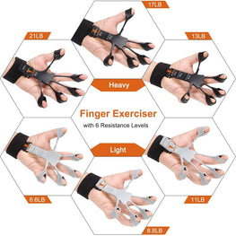 6 Resistant Level Guitar Finger Strengthener